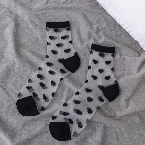 Patterned Sheer Socks