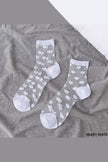 Patterned Sheer Socks