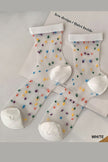 Polka Dot Crystal Socks