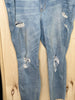 Distressed Blue Jeans