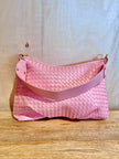 Brand New Pink Woven Purse