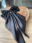 Satin Bow Clips