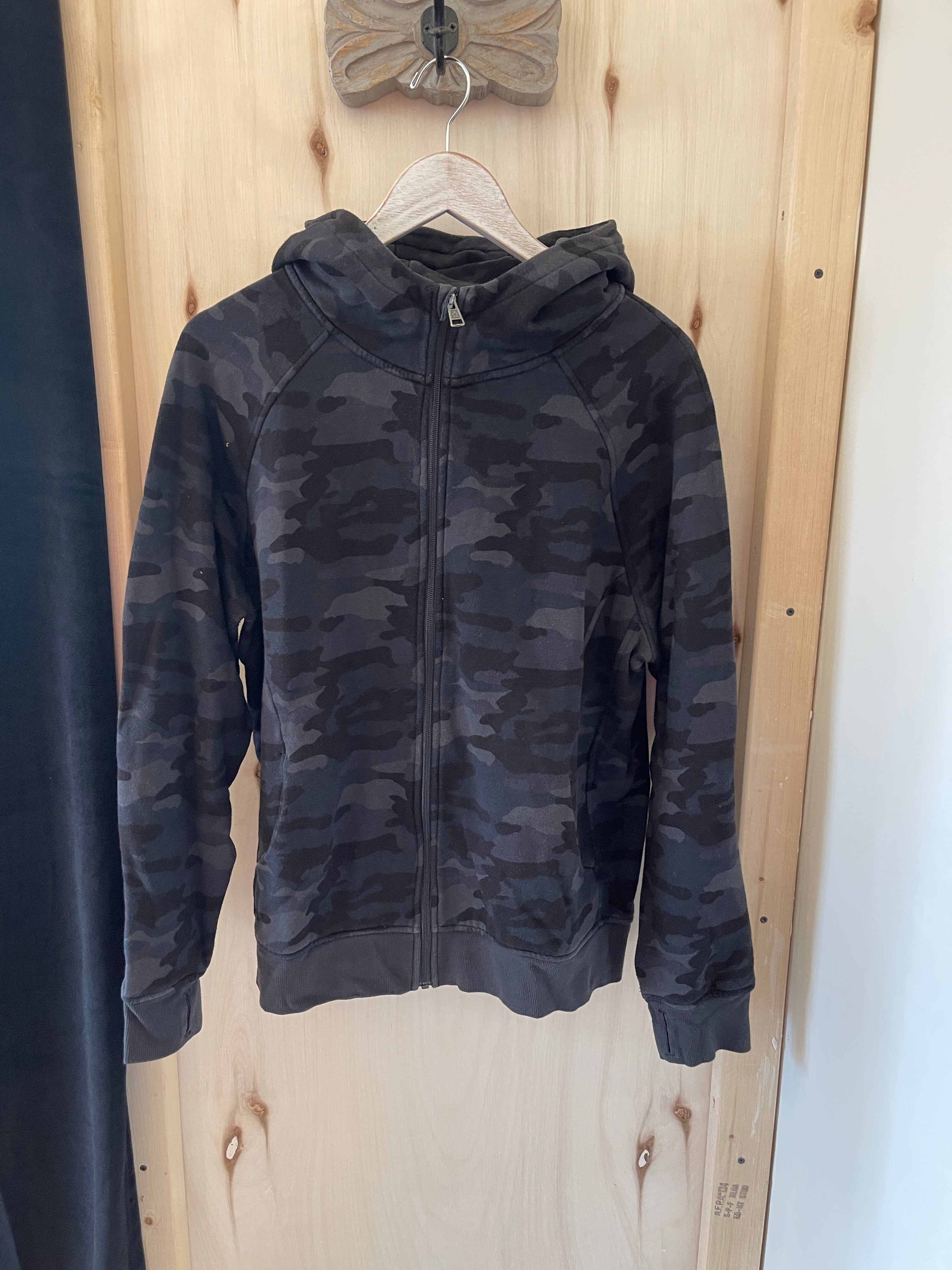 Black Camo Zip-up