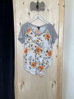 Grey and Floral Tee