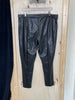 Black Faux Leather Pants