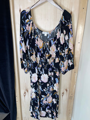 Black Floral Dress