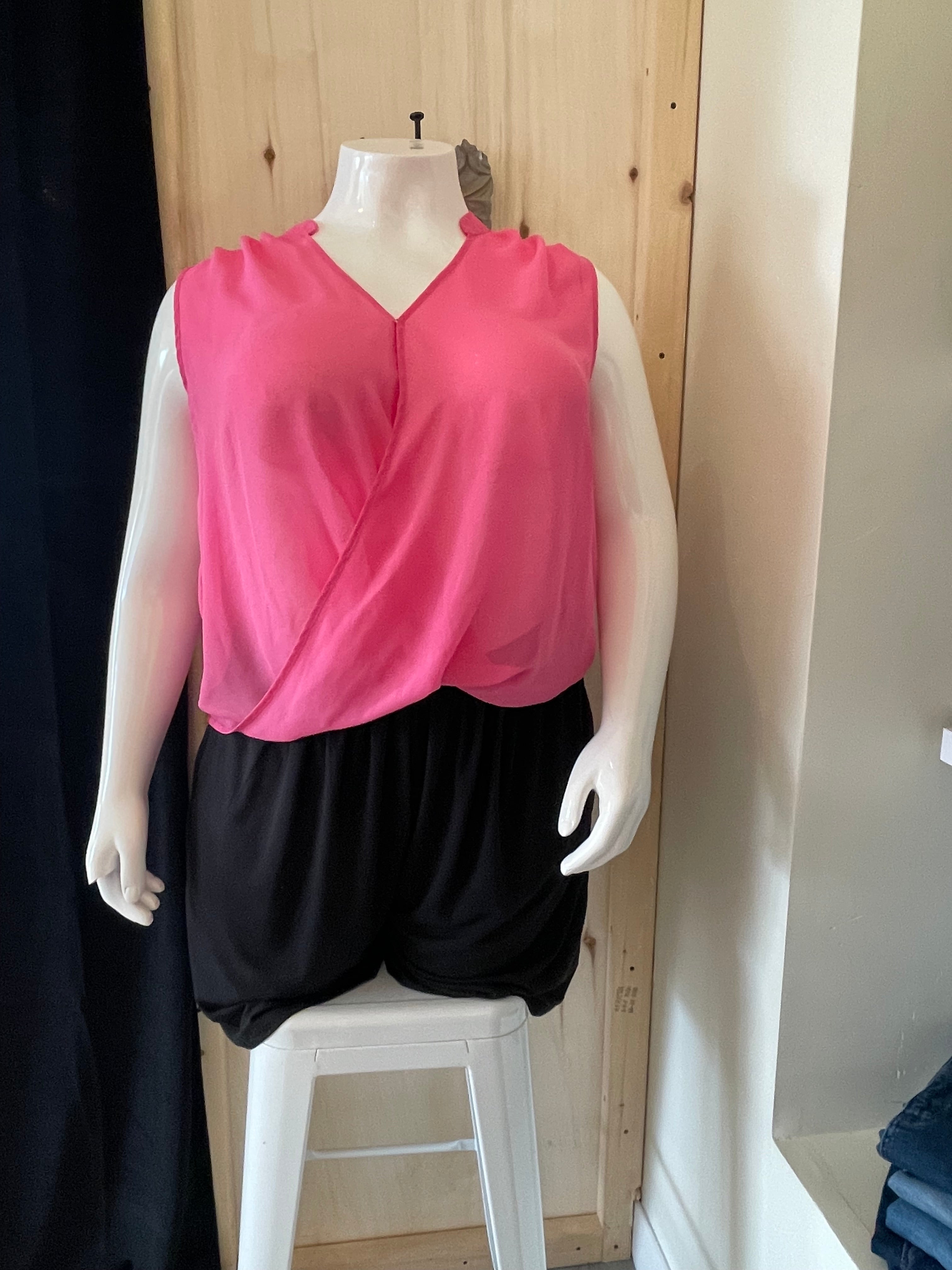 Pink Chiffon Blouse