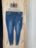 Distressed Straight Fit Jeans