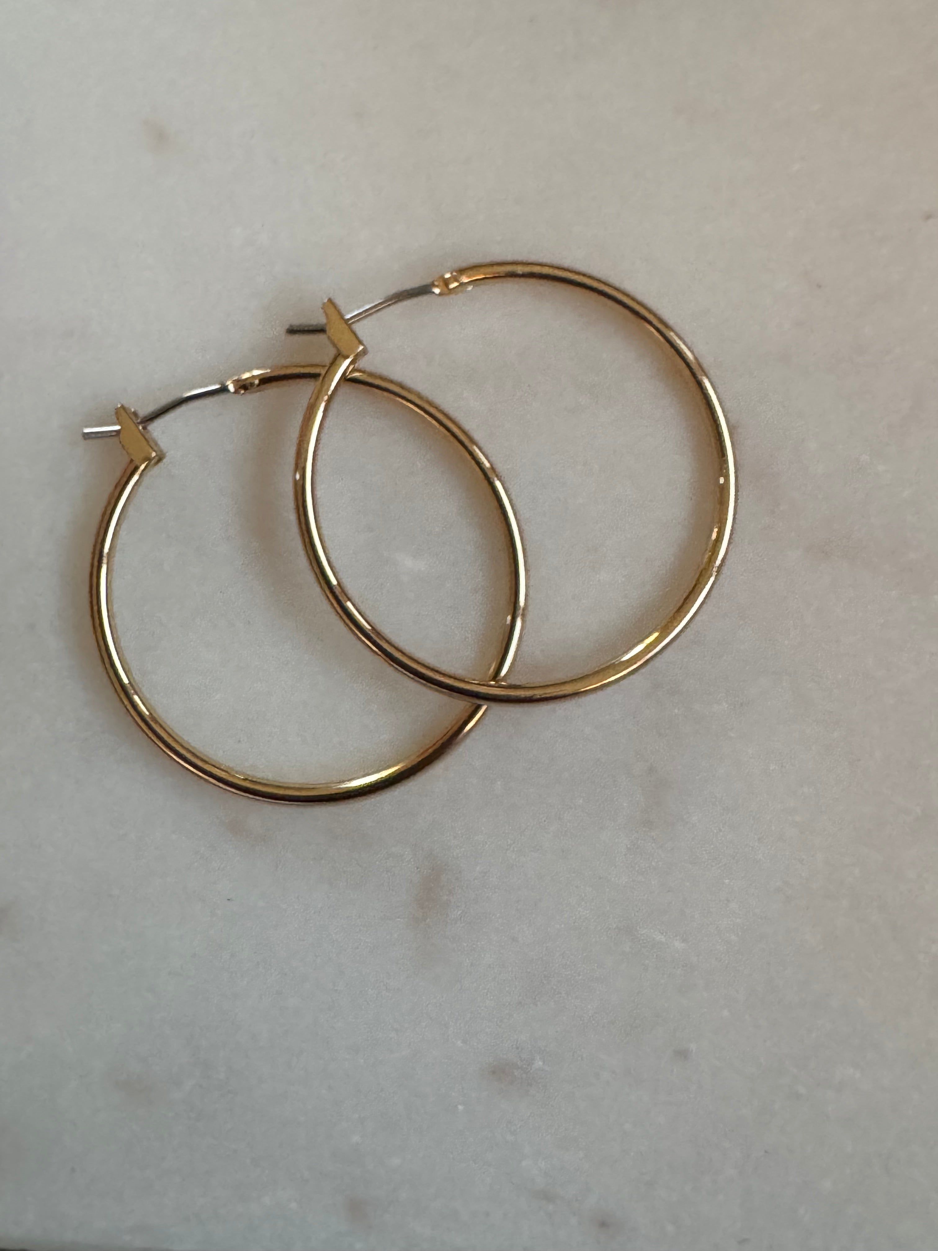 Thin Hoops -1.25