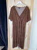 Brown Leopard Print Dress