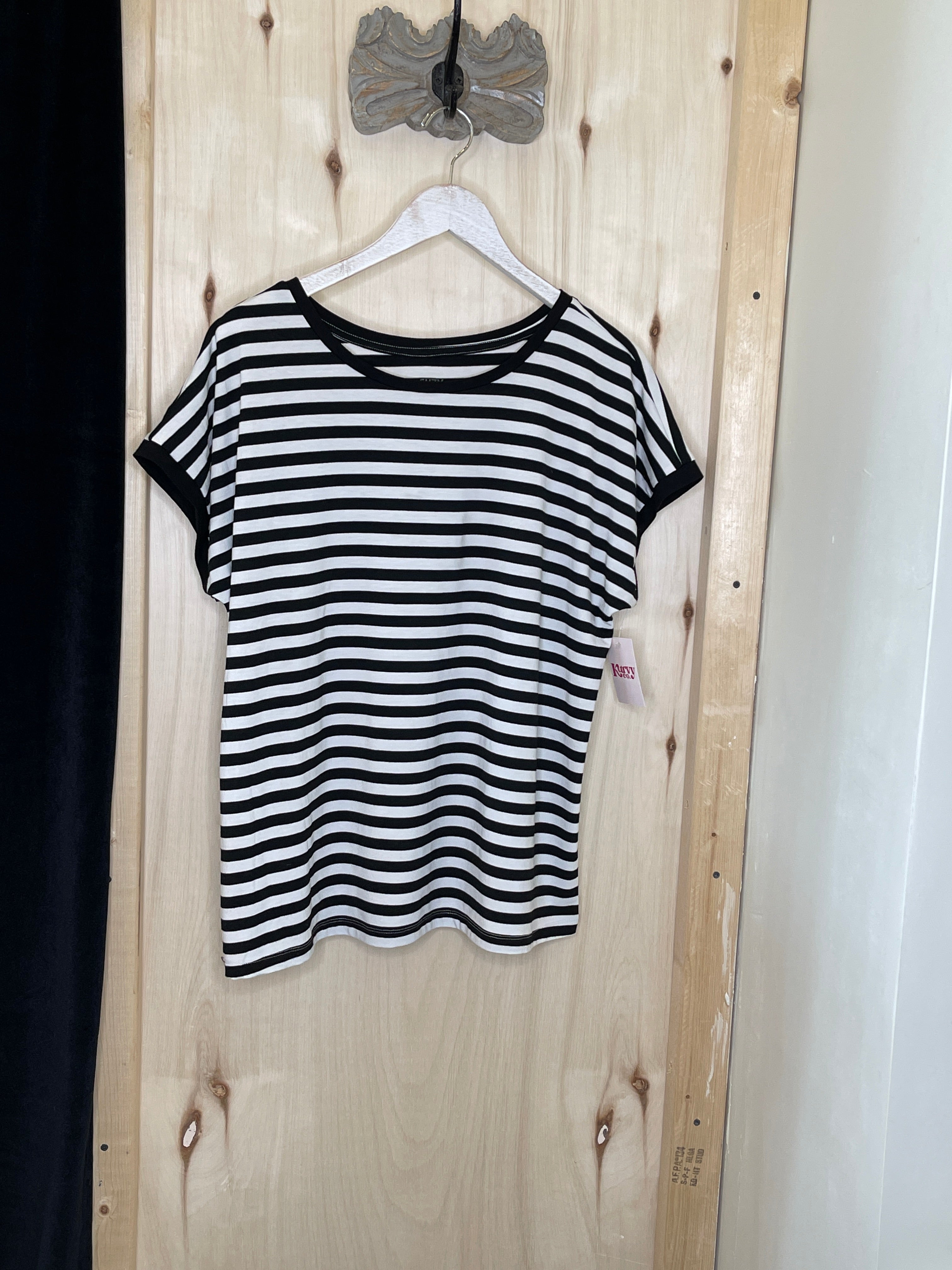 Black & White Stripe Shirt