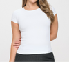 Carissa White Seamless Crew Neck