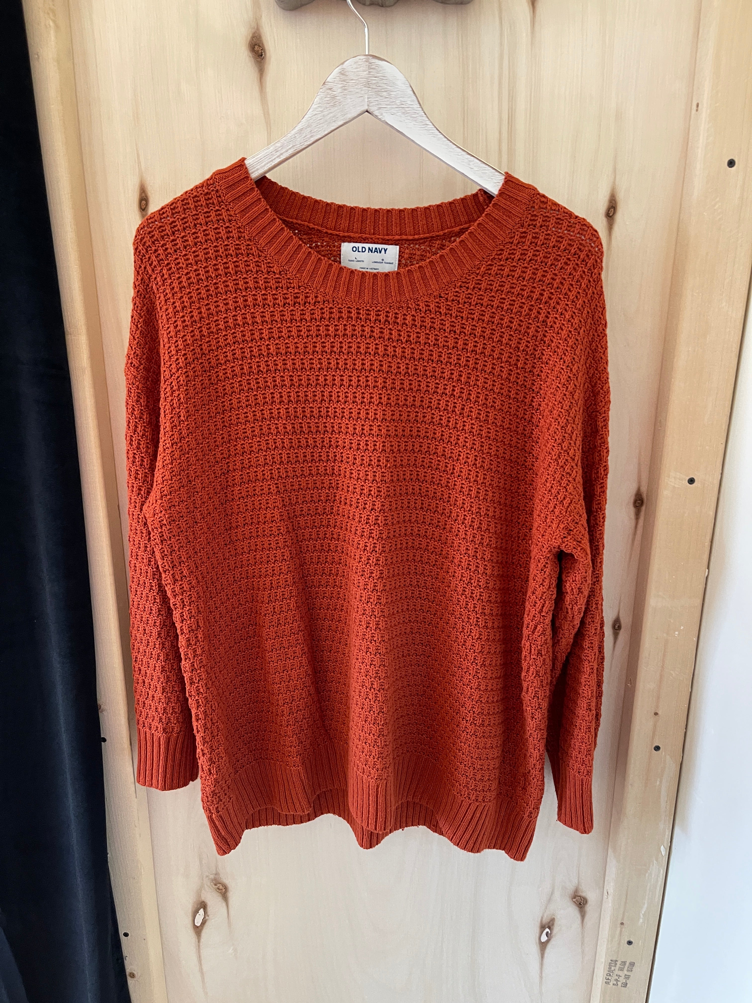 Orange Sweater