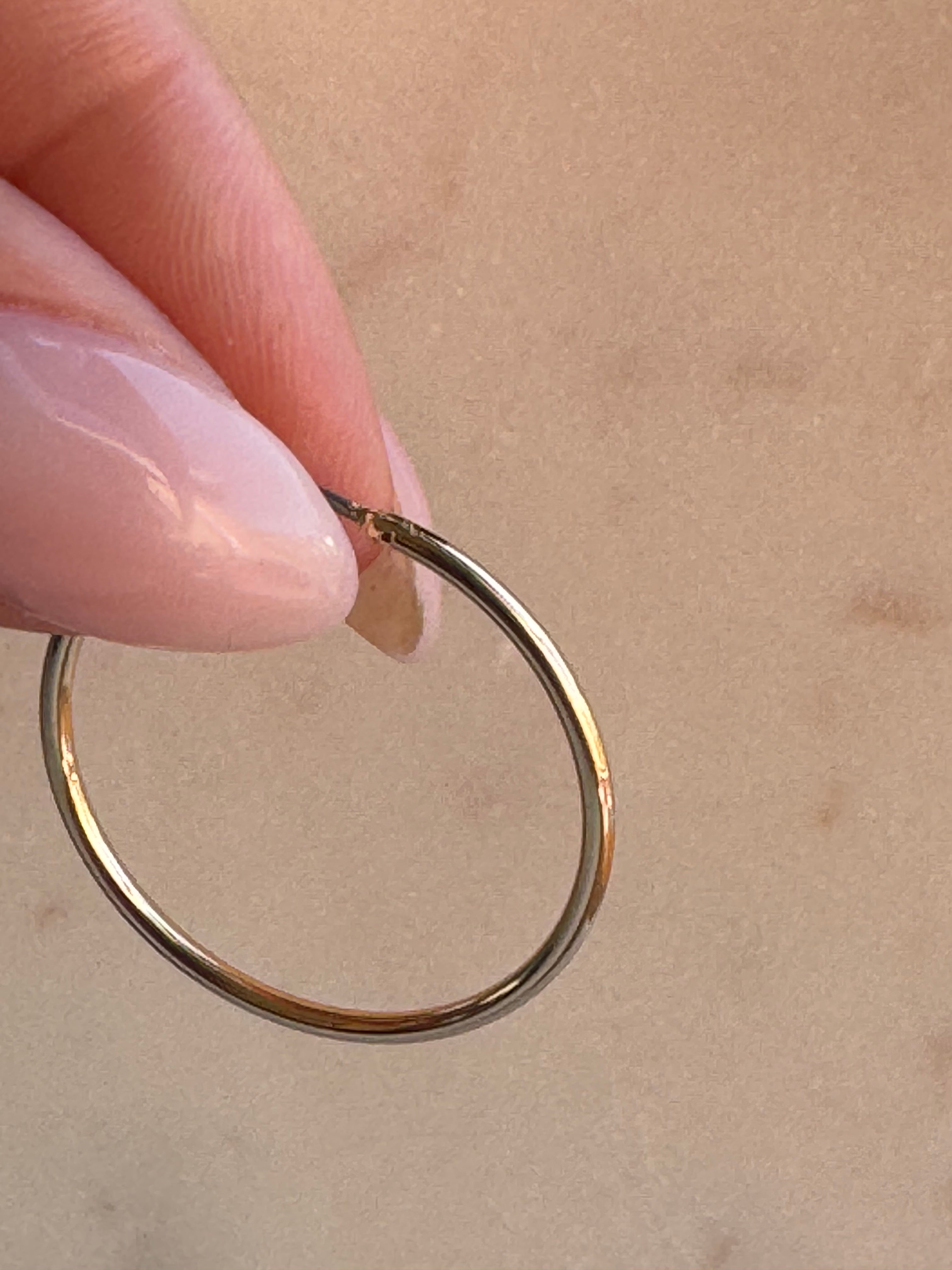 Thin Hoops -1.25