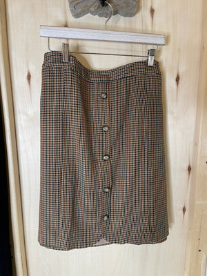 Houndstooth Skirt