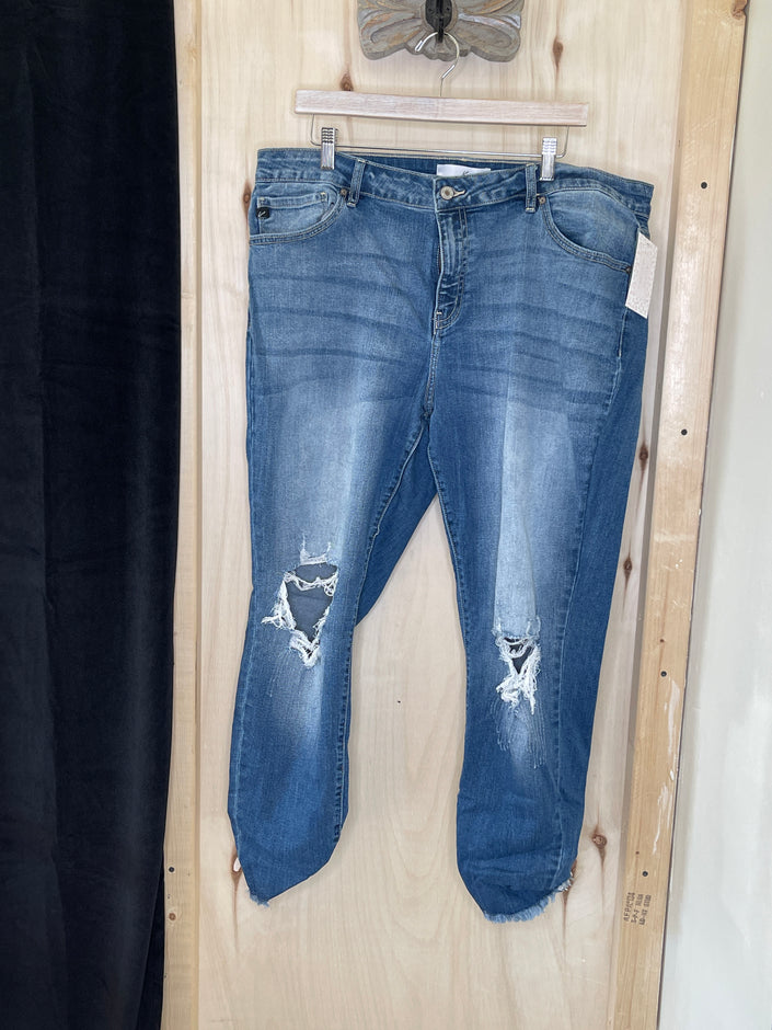 Light Blue Distressed Jean