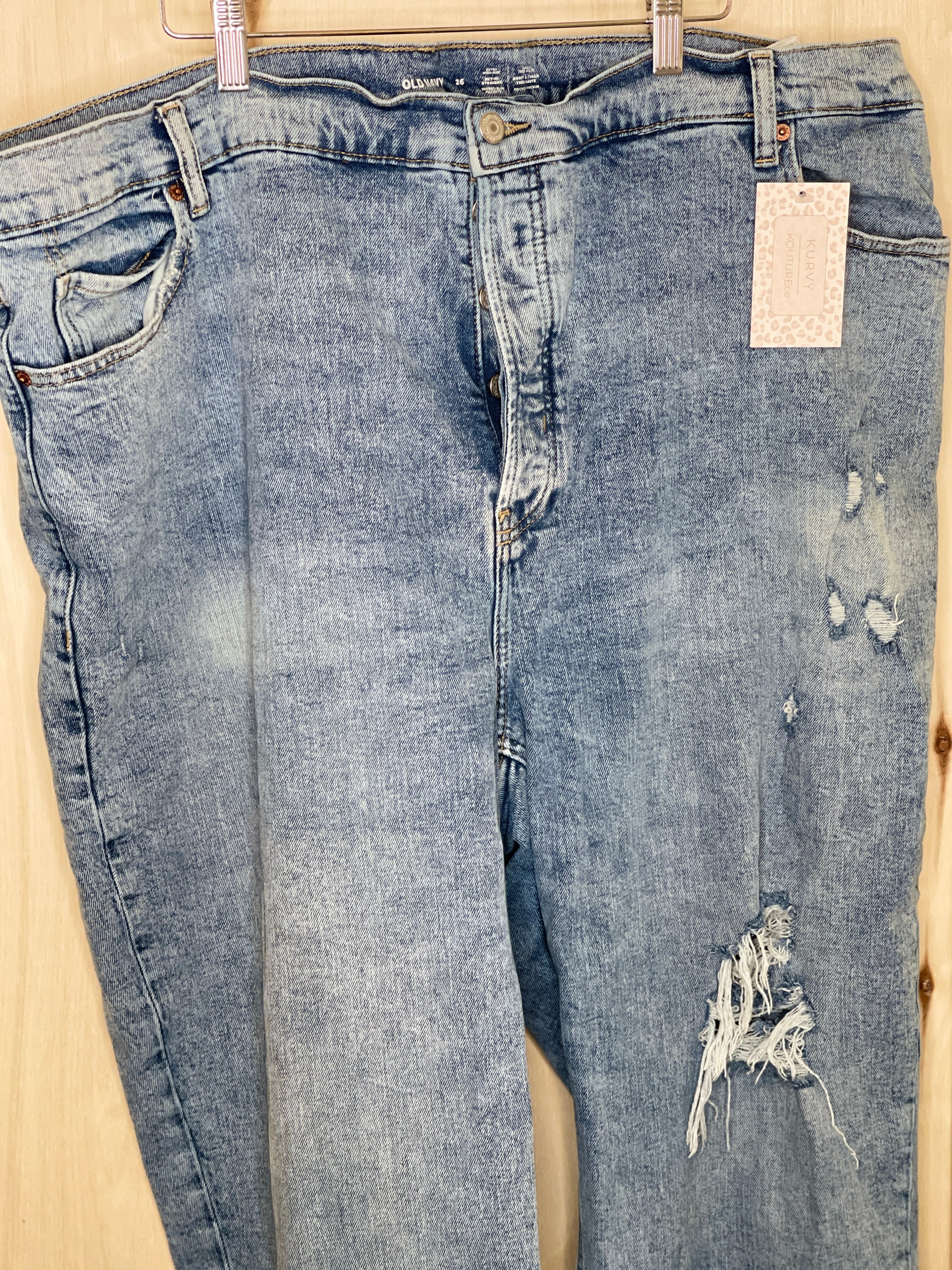 High Rise Distressed Jeans