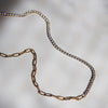 Celine CZ Paperclip Necklace