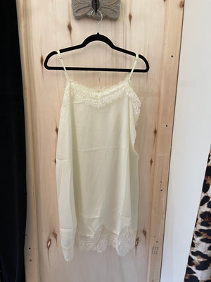 White Slip Dress