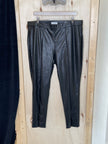 Black Faux Leather Pants