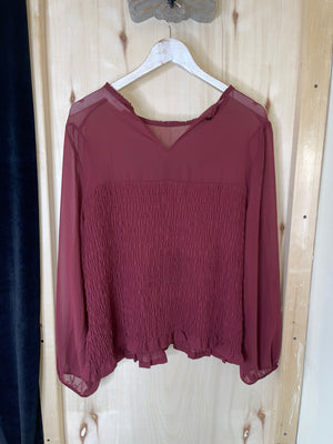 Maroon Blouse