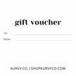 Kurvy Co Gift Card