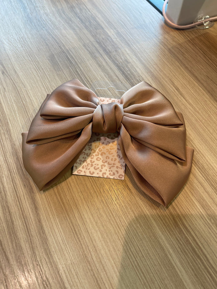 Satin Bow Clip