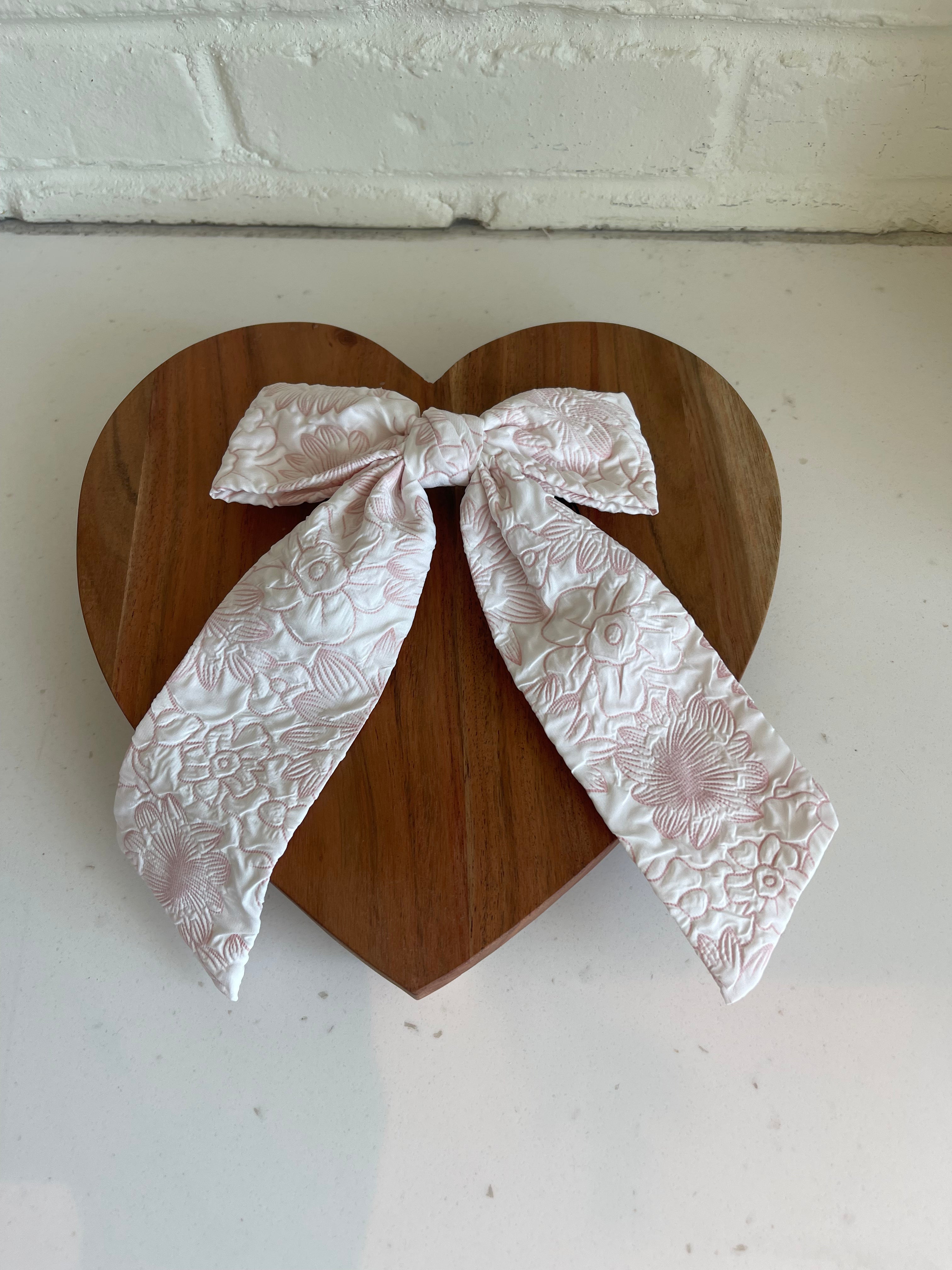 Cotton Fabric Bow Clips