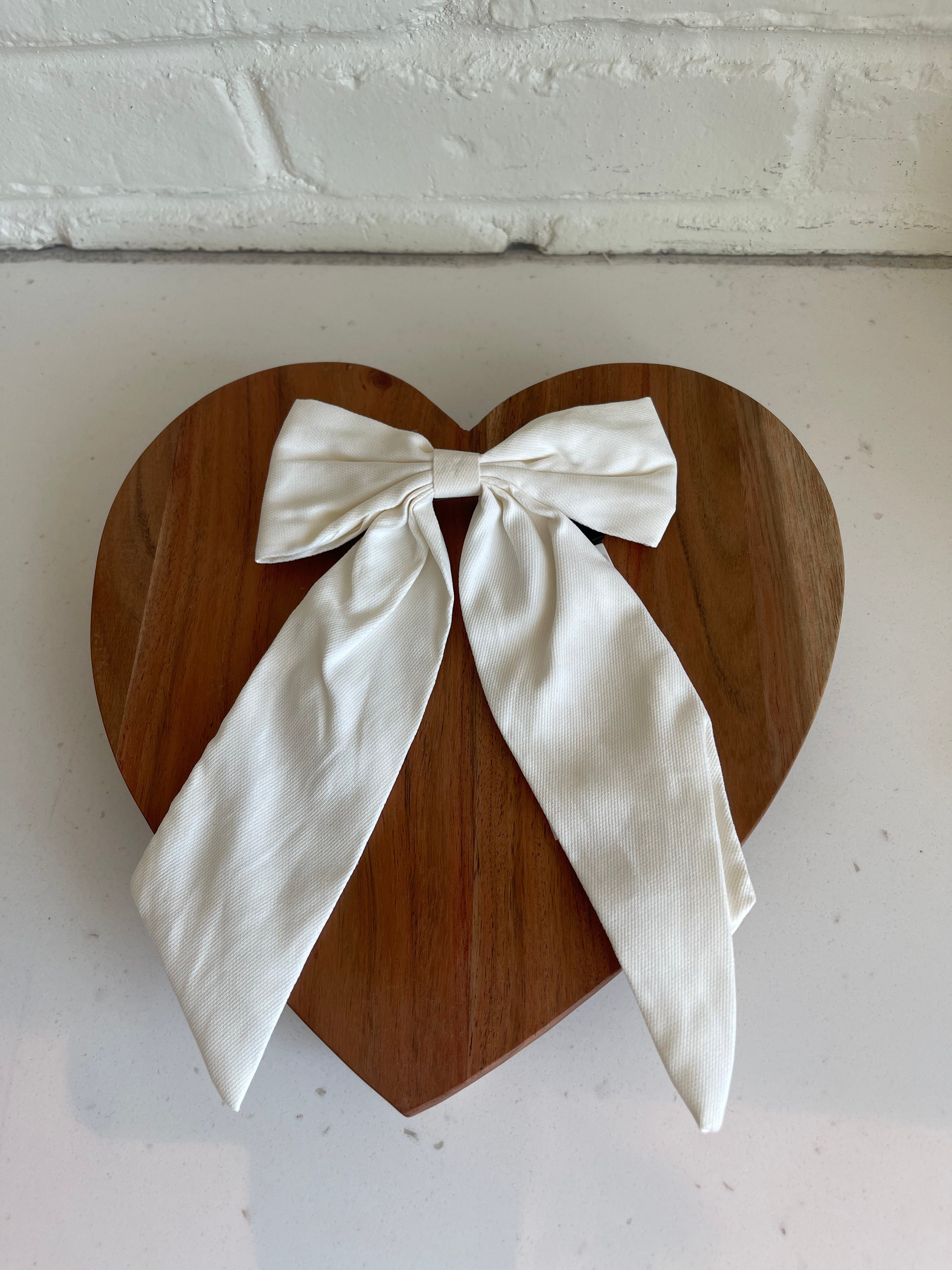 Cotton Fabric Bow Clips