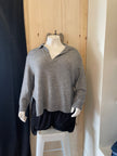 Grey Collared Sweater