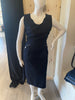 Navy Blue Dress w/ White Pipping