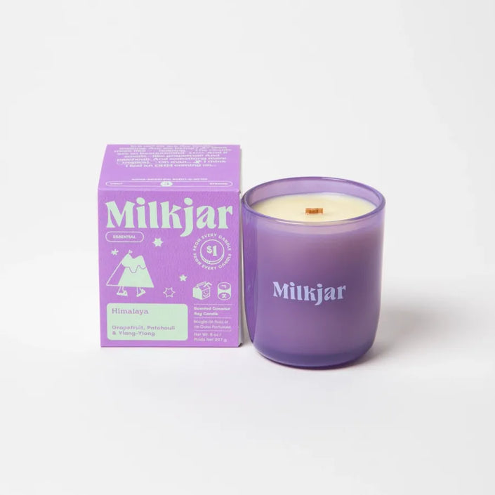 Milk Jar Candle-Himalaya