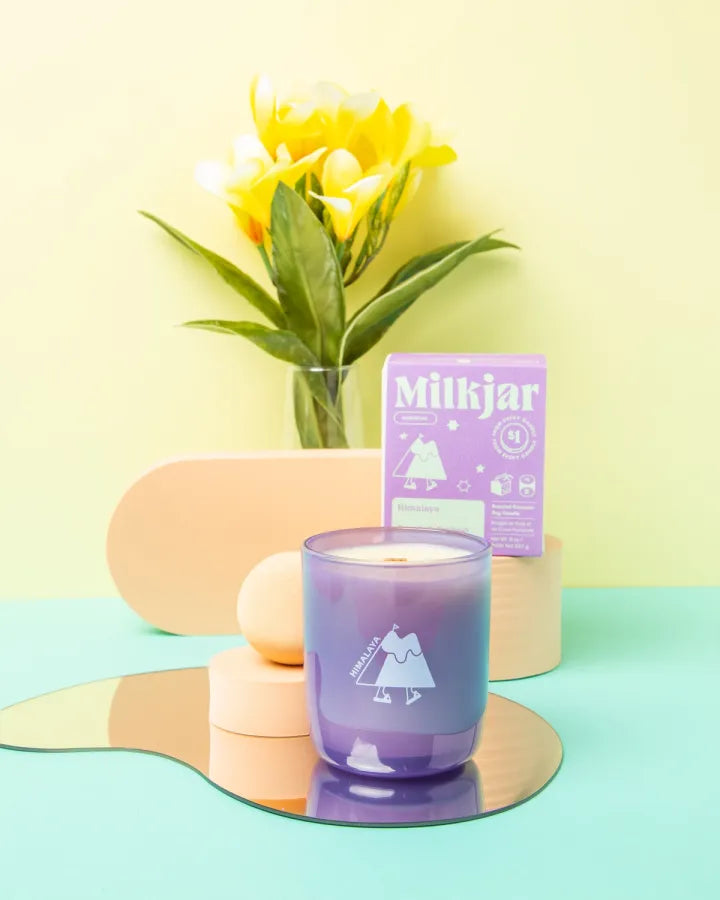 Milk Jar Candle-Himalaya