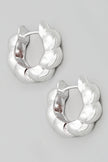 Round Small Huggie Earrings