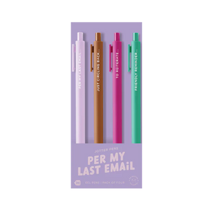 Jotter Pens 4 Pack - Coloured Ink