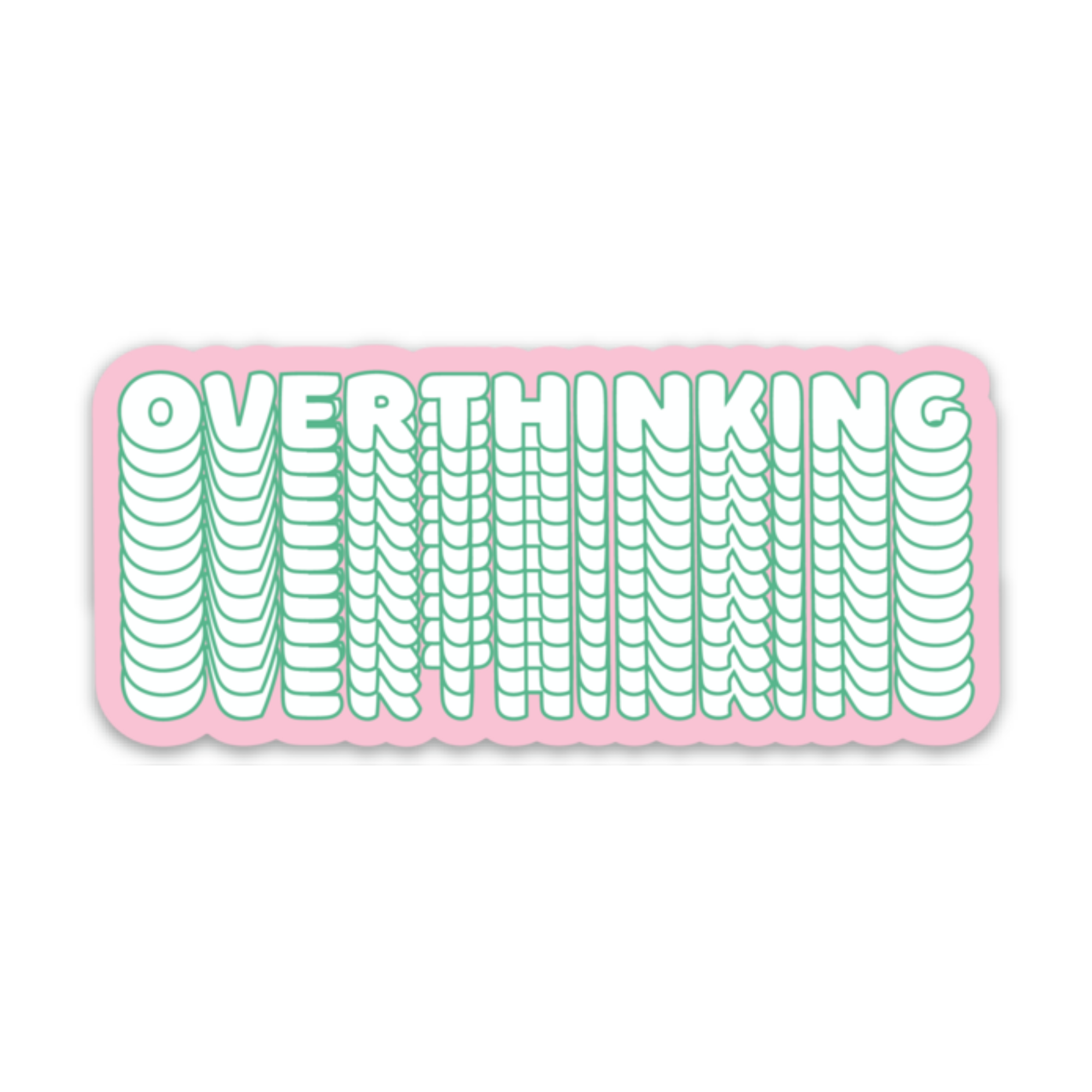 Overthinking Sticker