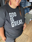 God Is Great Graphic Tee - Kurvy Kouture Co